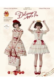 Nuit De Cellophane Apple Pie Blouse Cardigan Jacket Underbust JSK and OPs(Reservation/2 Colours/Full Payment Without Shipping)